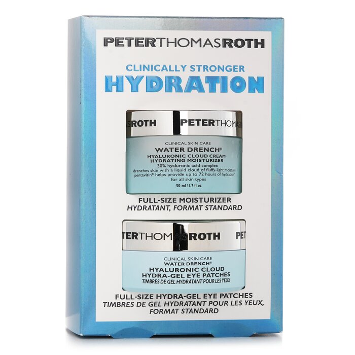 Peter Thomas Roth Clinically Stronger Hydration Full Size 2 Piece Kit: Water Dranch Hydrating Moisturizer 50ml + Hydra Gel Eye Patches 30pairs 2pcsProduct Thumbnail