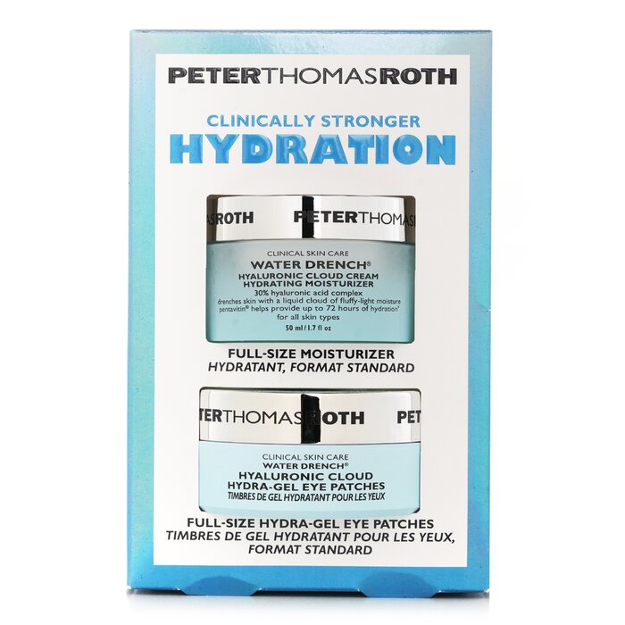 Peter Thomas Roth Clinically Stronger Hydration Full Size 2 Piece Kit: Water Dranch Hydrating Moisturizer 50ml + Hydra Gel Eye Patches 30pairs 2pcsProduct Thumbnail
