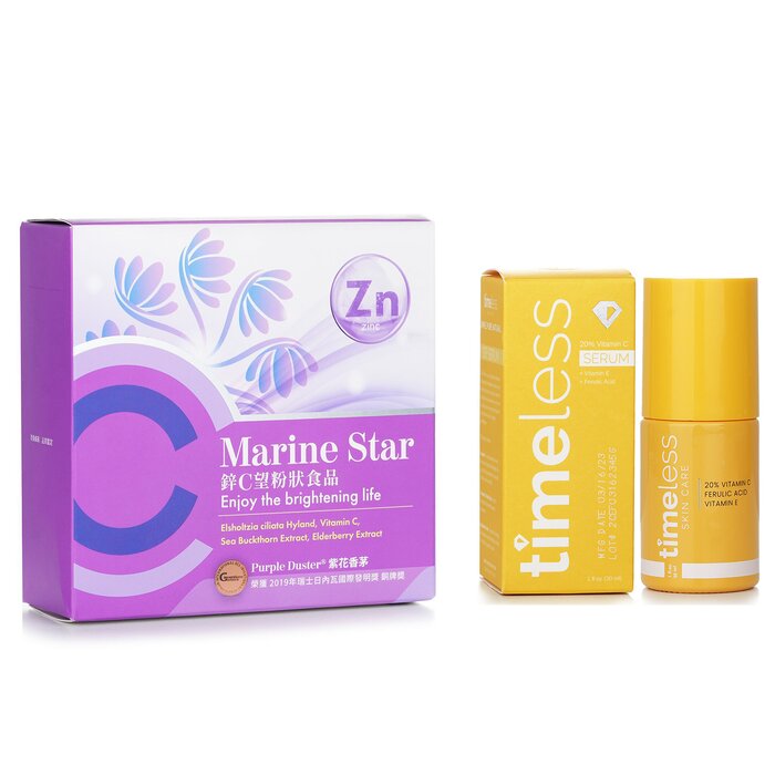 Timeless Skin Care 【ECKARE Marine Star Recharging Set】Immunity Enhancement. Skin Nourishment. Antioxidant Care. 2pcsProduct Thumbnail