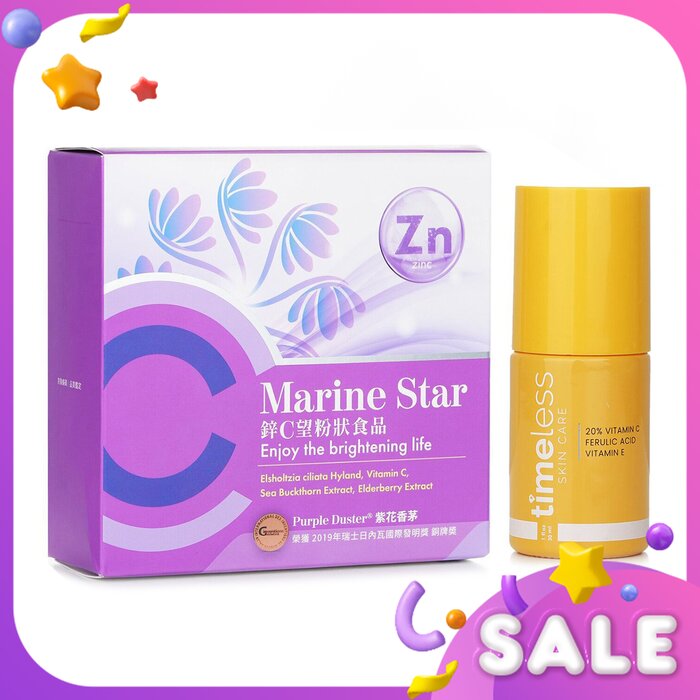 Timeless Skin Care 【ECKARE Marine Star Recharging Set】Immunity Enhancement. Skin Nourishment. Antioxidant Care. 2pcsProduct Thumbnail