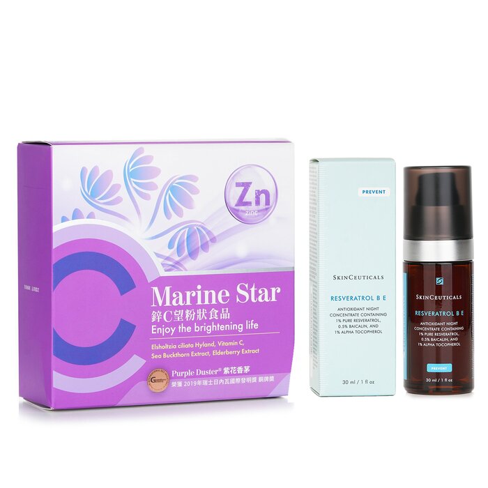Skin Ceuticals 【ECKARE Marine Star Antioxidant Set】KO Influenza. Night Repair Damage. Antioxidant Protection. 2pcsProduct Thumbnail