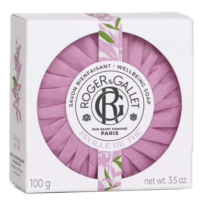 Roger & Gallet Feuille De The Wellbeing Soap 100gProduct Thumbnail