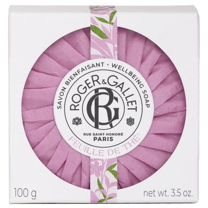 Roger & Gallet Feuille De The Wellbeing Soap 100gProduct Thumbnail