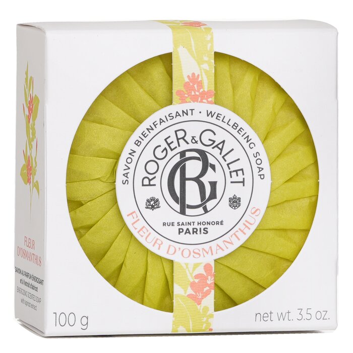 Roger & Gallet Fleur D'Osmanthus Wellbeing Soap 100gProduct Thumbnail