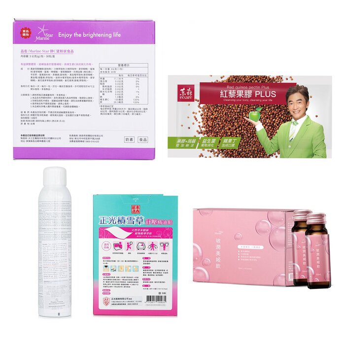 EcKare 【ECKARE Flu-Fighting Fat-Burning Set】Immunity Boost. Holistic Beauty from the Inside Out. Body Detox. 5pcsProduct Thumbnail