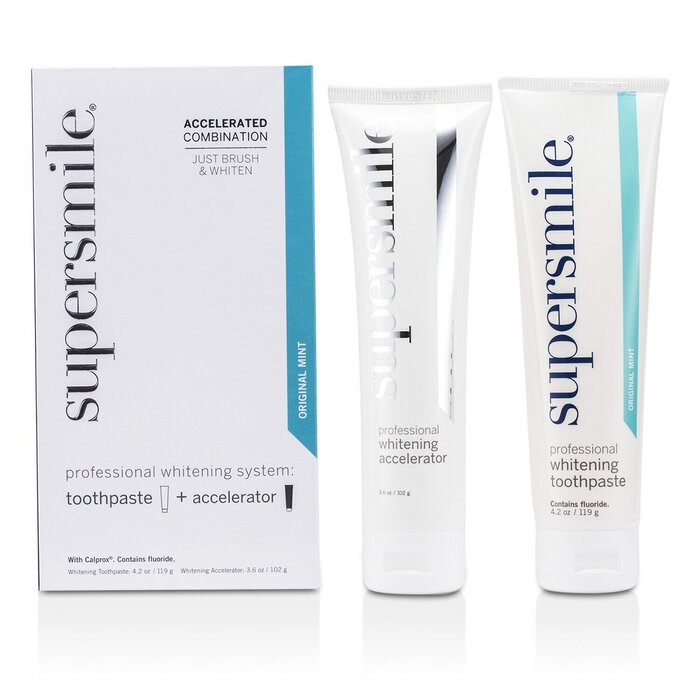 Supersmile Professional Whitening System: Toothpaste 119g/4.2oz + Accelerator 102g/3.6oz 2pcsProduct Thumbnail