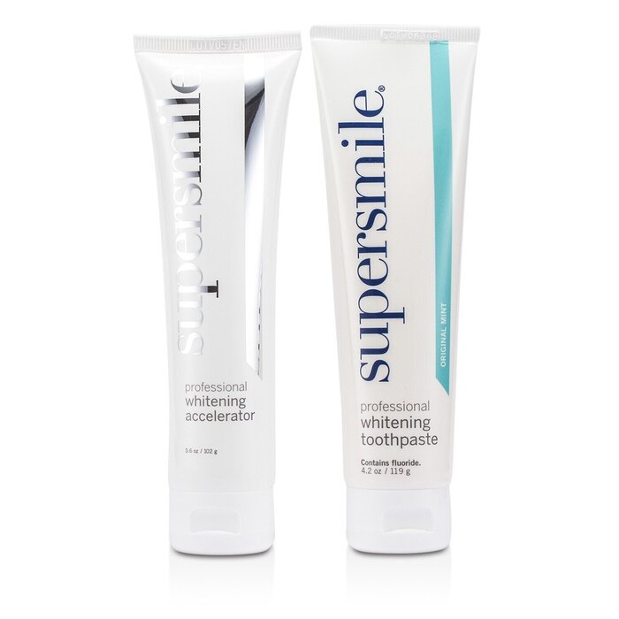 Supersmile Professional Whitening System: Toothpaste 119g/4.2oz + Accelerator 102g/3.6oz 2pcsProduct Thumbnail