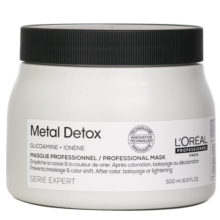 L'Oreal Serie Expert Metal Detox Glicoamine + Ionene Professional Mask 500mlProduct Thumbnail