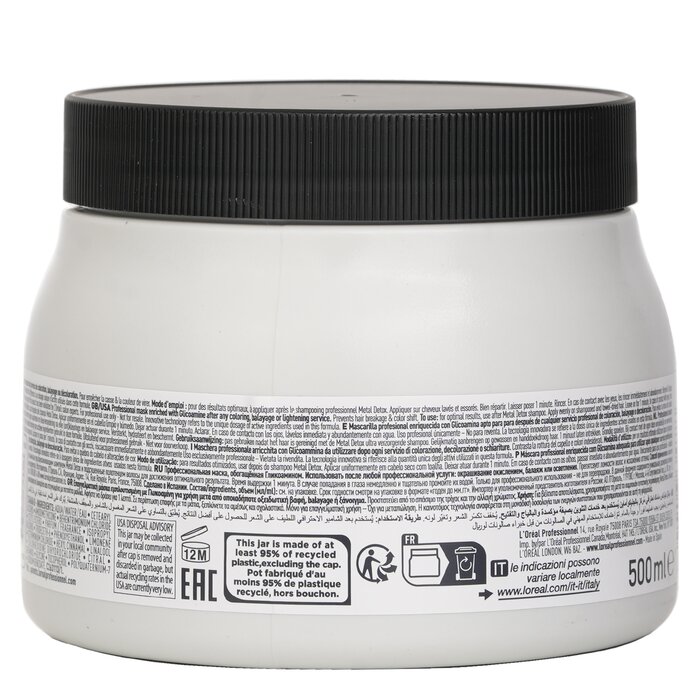 L'Oreal Serie Expert Metal Detox Glicoamine + Ionene Professional Mask 500mlProduct Thumbnail