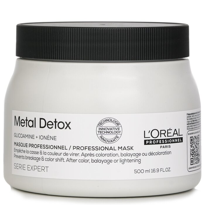 L'Oreal Serie Expert Metal Detox Glicoamine + Ionene Professional Mask 500mlProduct Thumbnail