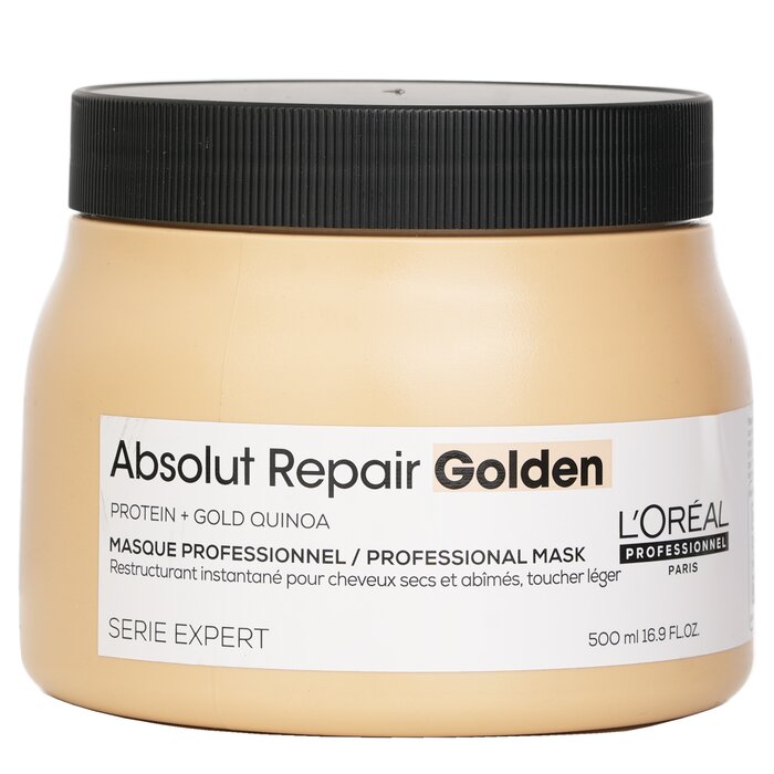 L'Oreal Serie Expert Absolute Repair Golden Protein + Gold Quinoa Professional Mask 500mlProduct Thumbnail