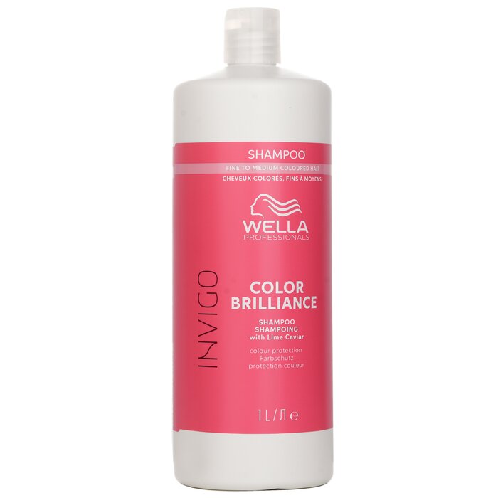Wella Invigo Color Brilliance Shampoo With Lime Caviar Fine To Medium Colored Hair 1000mlProduct Thumbnail