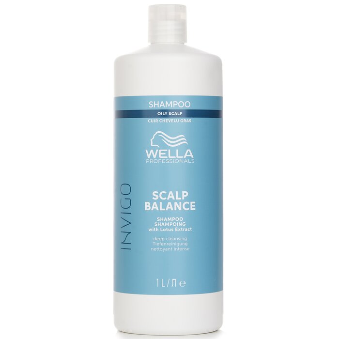 Wella Invigo Scalp Balance Shampoo With Lotus Extract Oily Scalp 1000mlProduct Thumbnail