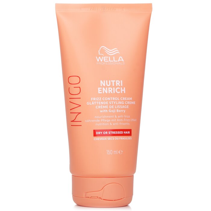 Wella Invigo Nutri Enrich Frizz Control Cream With Goji Berry Dry Or Stressed Hair 150mlProduct Thumbnail