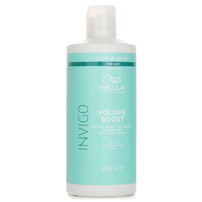 Wella Invigo Volume Boost Crystal Mask With Cotton Extract Fine Hair 500mlProduct Thumbnail