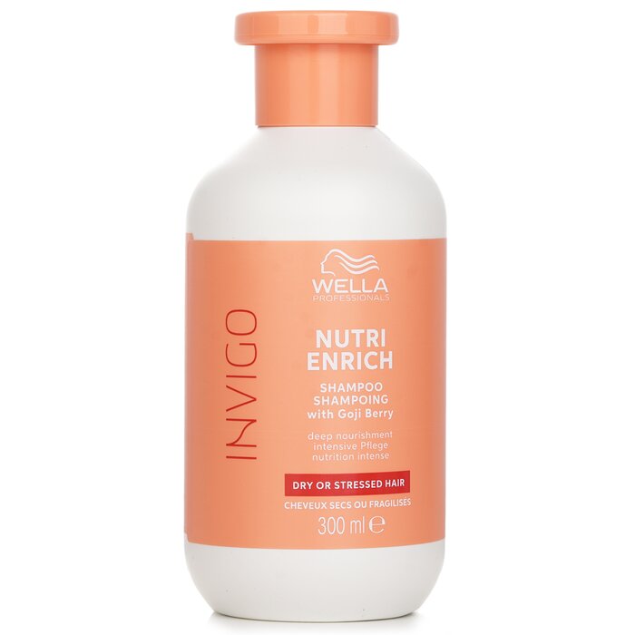 Wella Invigo Nutri Enrich Shampoo With Goji Berry Dry Or Stressed Hair 300mlProduct Thumbnail