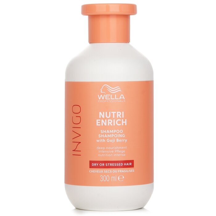 Wella Invigo Nutri Enrich Shampoo With Goji Berry Dry Or Stressed Hair 300mlProduct Thumbnail