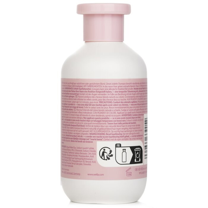 Wella Invigo Blonde Recharge Shampoo With Purple Pigments Highlighted, Cool Blonde Or Silver Hair 300mlProduct Thumbnail
