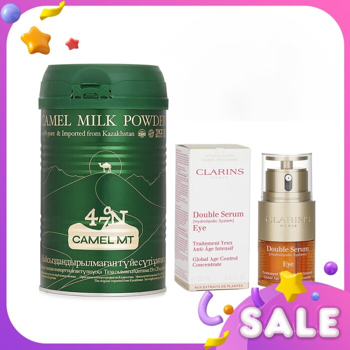 Clarins Camel MT Camel Milk Powder + Clarins Double Serum Eye 2pcsProduct Thumbnail