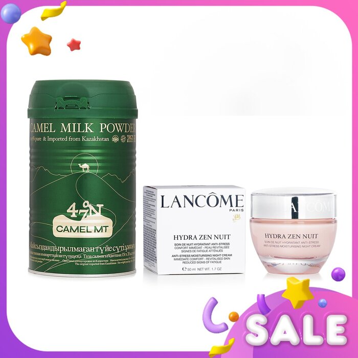 Lancome Camel MT Camel Milk Powder + Lancome Hydra Zen Nuit Night Cream 2pcsProduct Thumbnail