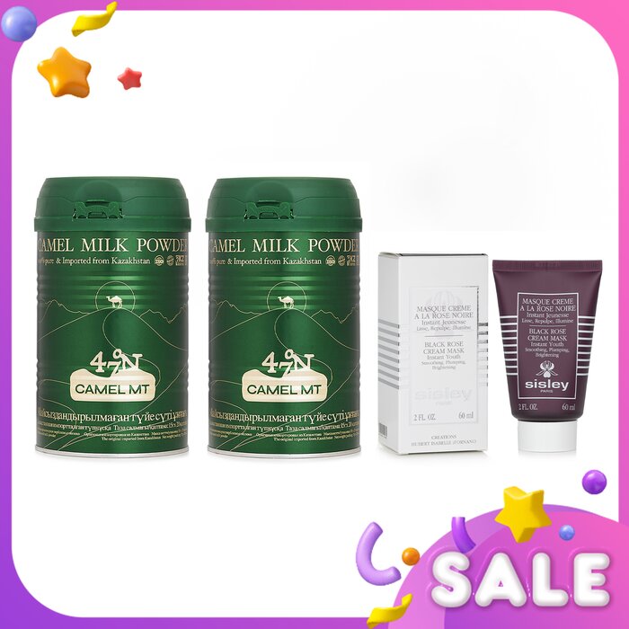 Sisley Camel MT Camel Milk Powder x2 + Sisley Black Rose Cream Mask 3pcsProduct Thumbnail