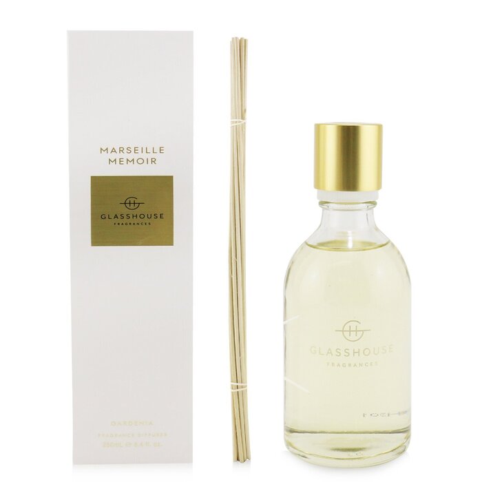 Glasshouse Diffuser - Marseille Memoir (Gardenia) 250ml/8.4ozProduct Thumbnail