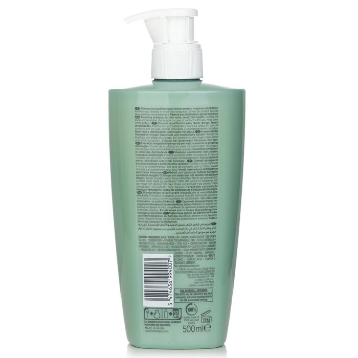 Kerastase Specifique Bain Divalent Balancing Shampoo (Oily Roots, Sensitized Lengths) 500ml/16.9ozProduct Thumbnail