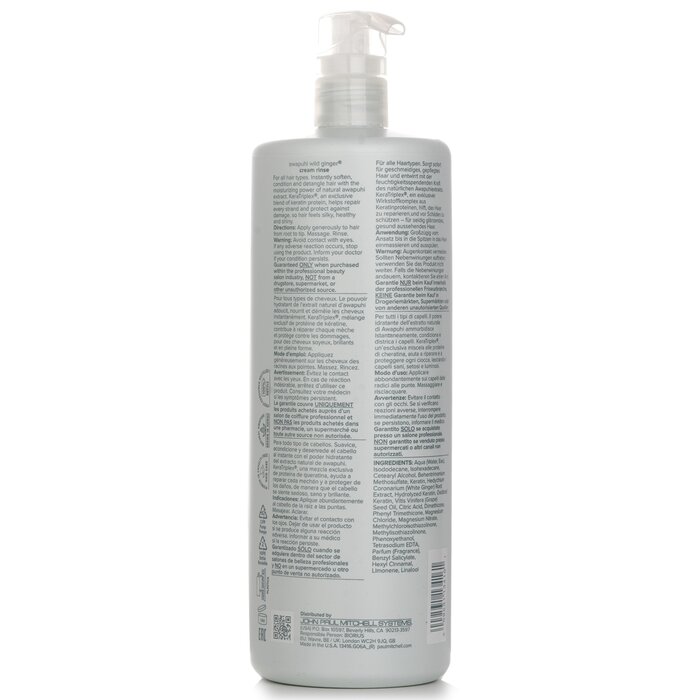 Paul Mitchell Awapuhi Wild Ginger Repair Cream Rinse 1000mlProduct Thumbnail
