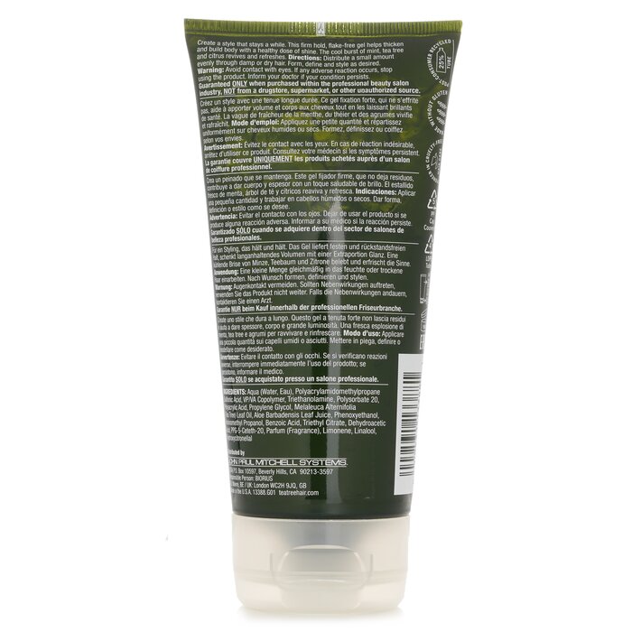 Paul Mitchell Tee Tree Firm Hold Gel 150mlProduct Thumbnail