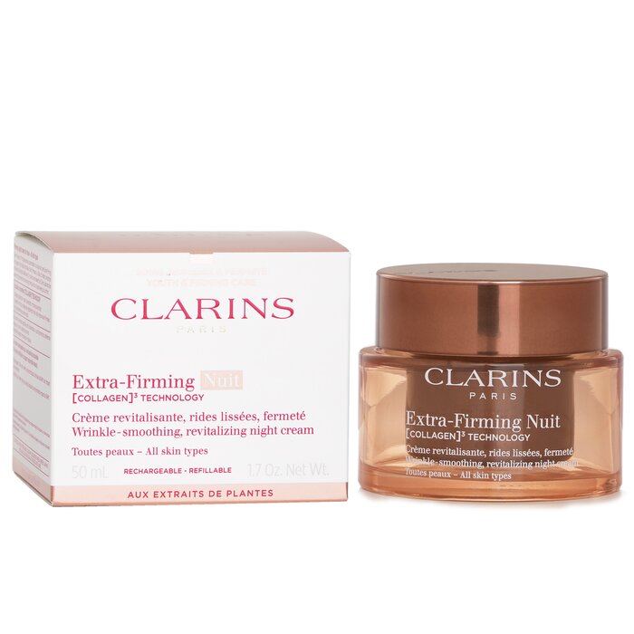 Clarins Extra Firming Creme Nuit Wrinkle Smoothing Revitalizing Night Cream (All Skin Type) 50mlProduct Thumbnail