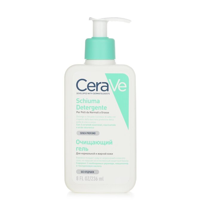 CeraVe Foaming Cleanser For Normal to Oily Skin 236ml/8ozProduct Thumbnail