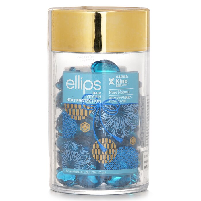 Ellips Hair Vitamin Heat Protection Oil - Pure Natura (Blue) 50capsules x1mlProduct Thumbnail