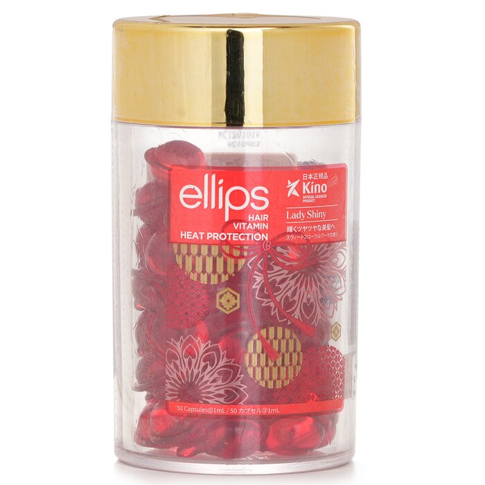 Ellips Hair Vitamin Heat Protection Oil - Lady Shiny (Red) 50capsules x1mlProduct Thumbnail