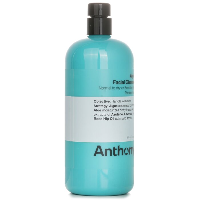 Anthony Logistics For Men Algae Facial Cleanser (Normal To Dry Or Sensitive Skin) 946ml/32ozProduct Thumbnail