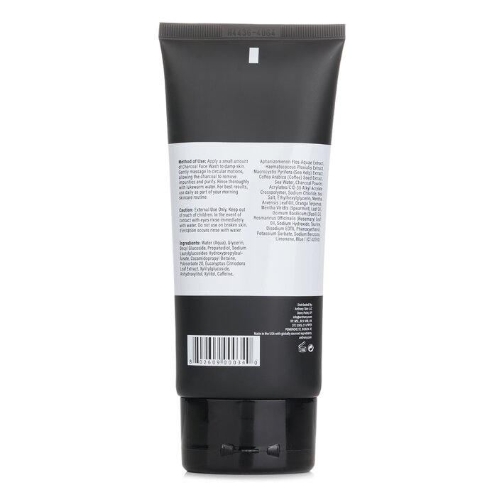Anthony Logistics For Men Charcoal Face Wash 177ml/6ozProduct Thumbnail