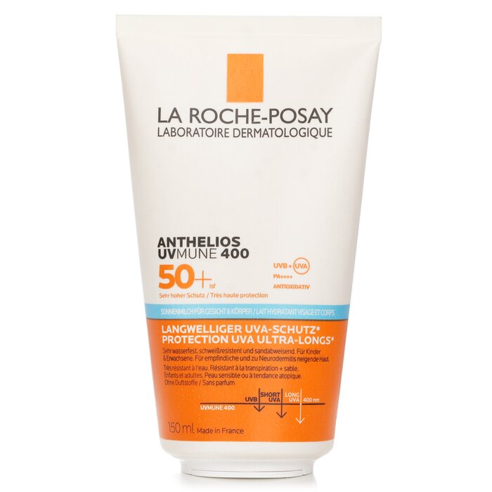 La Roche Posay Anthelios UVmune 400 Moisturizing Milk SPF 50 (For Face And Body) 150mlProduct Thumbnail