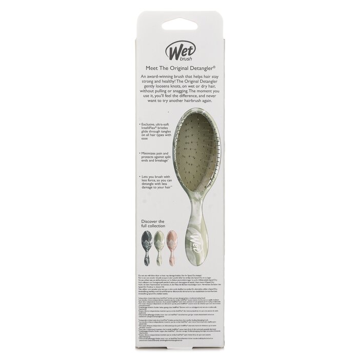 Wet Brush Original Detangler Watercolor Waves Green Hair Brush 1pcProduct Thumbnail