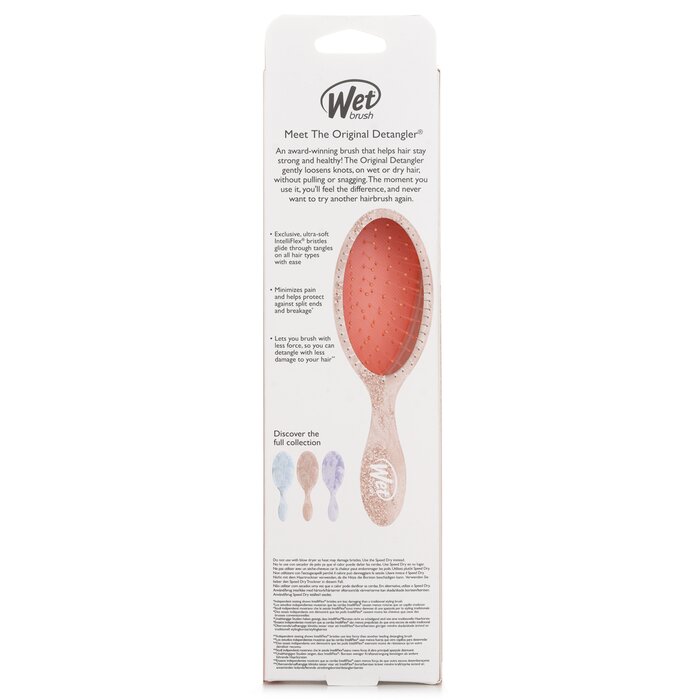 Wet Brush Original Detangler Glitter Waves Coral Hair Brush 1pcProduct Thumbnail