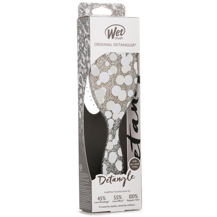 Wet Brush Original Detangler Groovy Disco Silver Hair Brush 1pcProduct Thumbnail