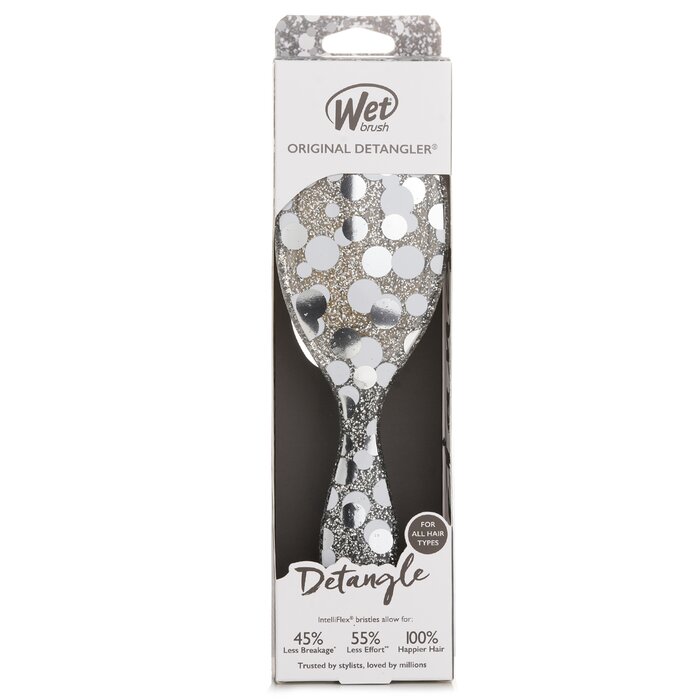Wet Brush Original Detangler Groovy Disco Silver Hair Brush 1pcProduct Thumbnail