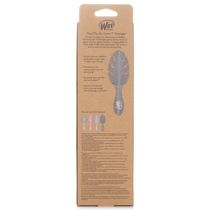 Wet Brush Go Green Detangler Grey Hair Brush 1pcProduct Thumbnail