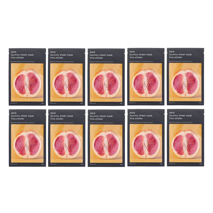 Abib Gummy Sheet Mask Vita Sticker 27ml x10pcsProduct Thumbnail
