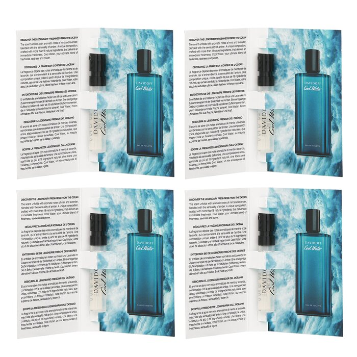 Davidoff 【Super Saver Pack】Cool Water Edt Spray (Miniature) 1.2ml/0.04oz x4Product Thumbnail