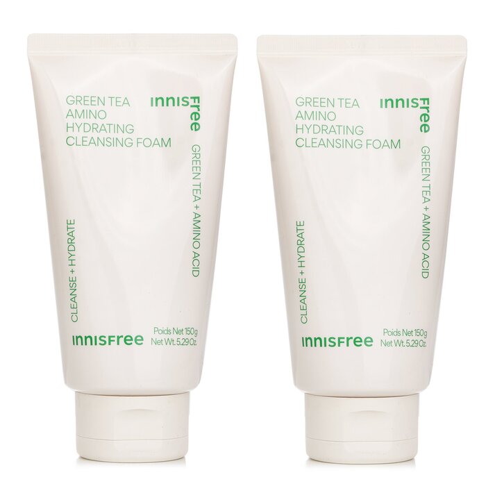 Innisfree 【1+1 Set】Green Tea Hydrating Amino Acid Cleansing Foam 150g/5.29oz x2Product Thumbnail