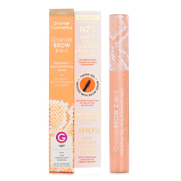 Grande Cosmetics (GrandeLash) GrandeBROW 2 in 1 Tinted Brow Gel + Brow Enhancing Serum 3.5mlProduct Thumbnail