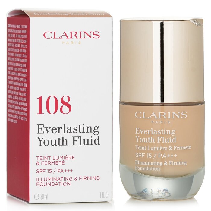 Clarins Everlasting Youth Fluid Illuminating & Firming Foundation SPF 15 30ml/1ozProduct Thumbnail