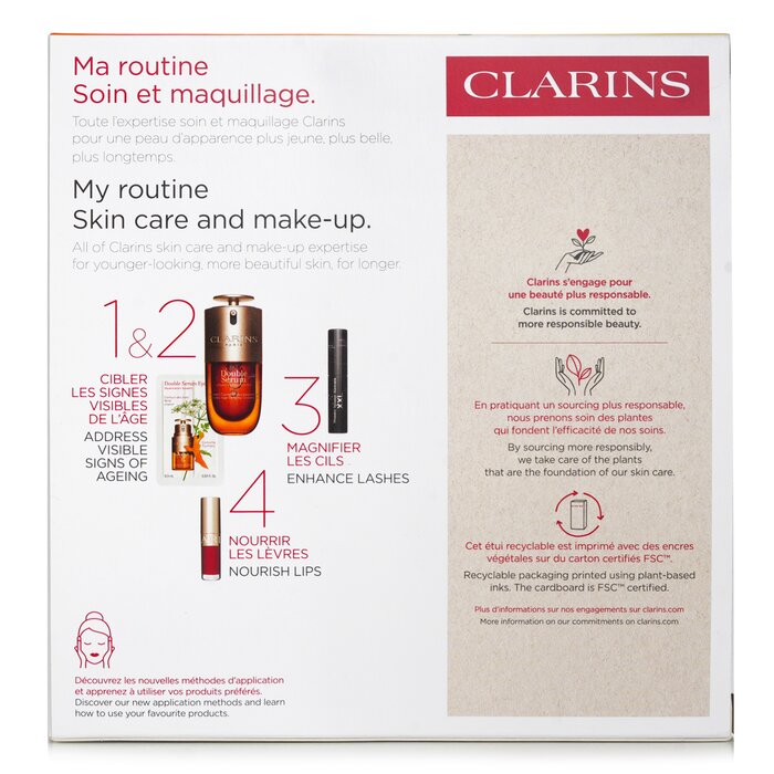 Clarins Favourites Set: Double Serum 30ml+Lip Comfort Oil 4pcsProduct Thumbnail
