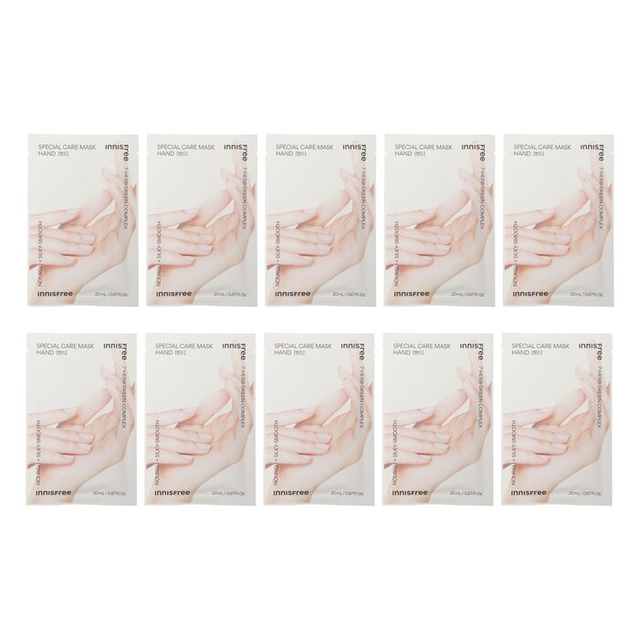 Innisfree Special Care Mask Set Hand Travel Exclusive 20ml x 10sheetsProduct Thumbnail