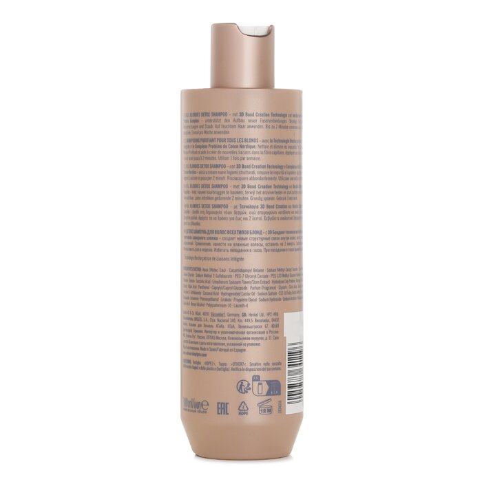 Schwarzkopf Blond Me All Bl Detox Shampoo 300mlProduct Thumbnail