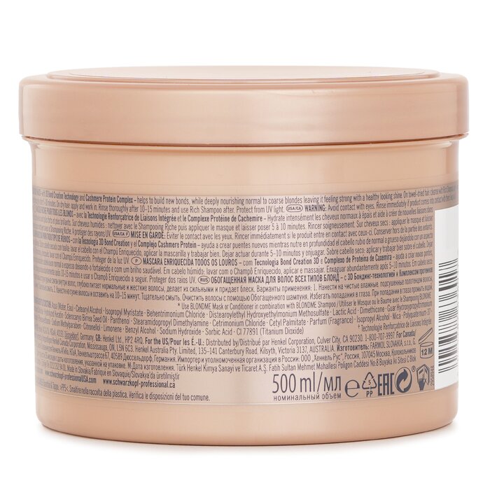 Schwarzkopf Blond Me All Bl Rich Mask 500mlProduct Thumbnail